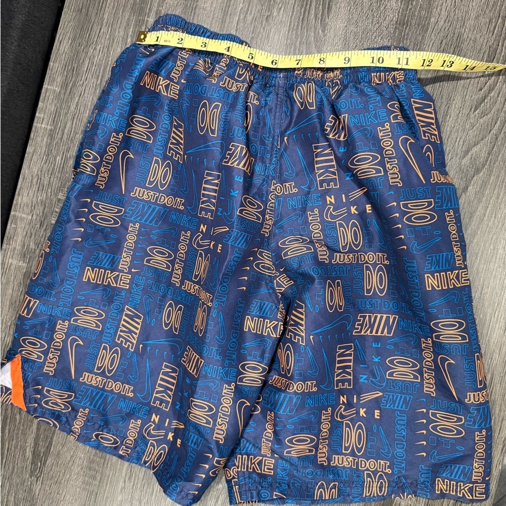 Nike men’s Blue and Orange Graphic Shorts” just Do lt” - Picture 6 of 8